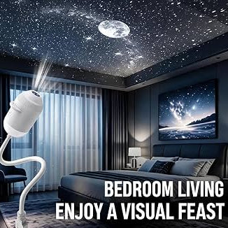 Galaxy Star Projector – Warm Light for Cozy Nights