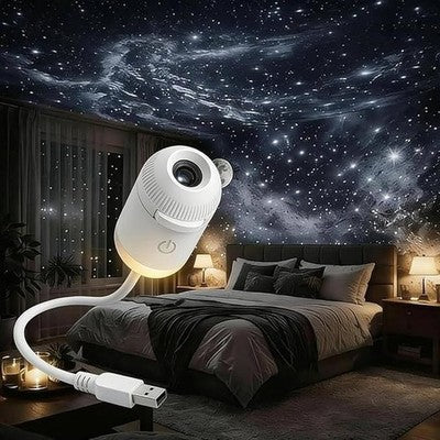Galaxy Star Projector – Warm Light for Cozy Nights